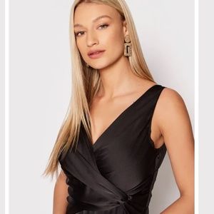 DKNY Knotted Front Gown